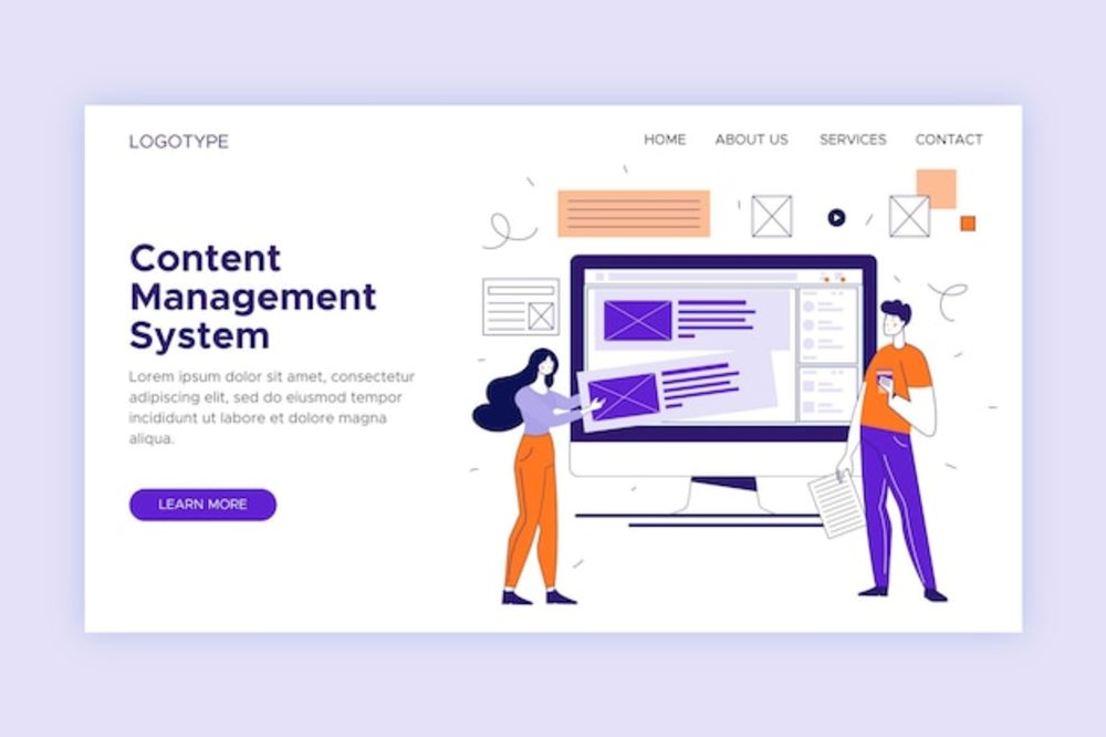 平面cms著陸頁模板